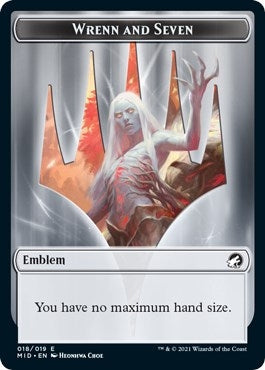 Image for Emblem - Wrenn and Seven (18) [Innistrad: Midnight Hunt] - Magic: The Gathering