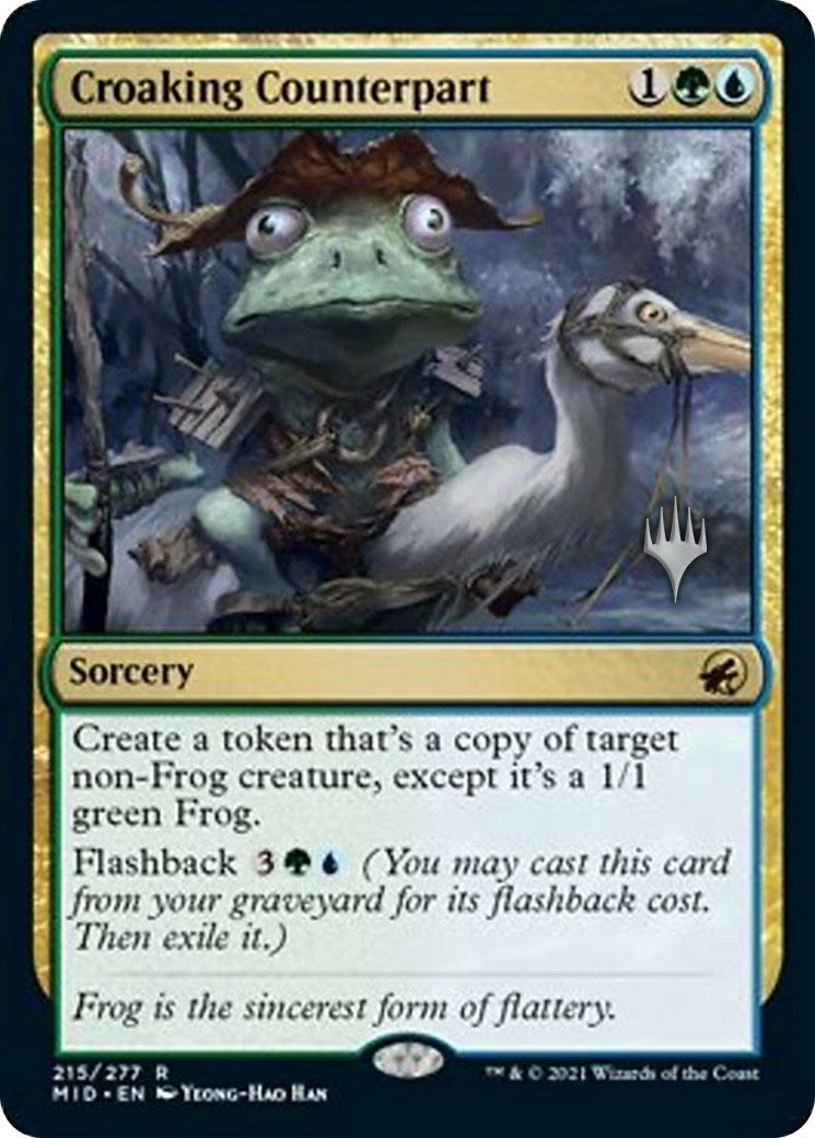 Image for Croaking Counterpart (215) [Innistrad: Midnight Hunt] - Magic: The Gathering