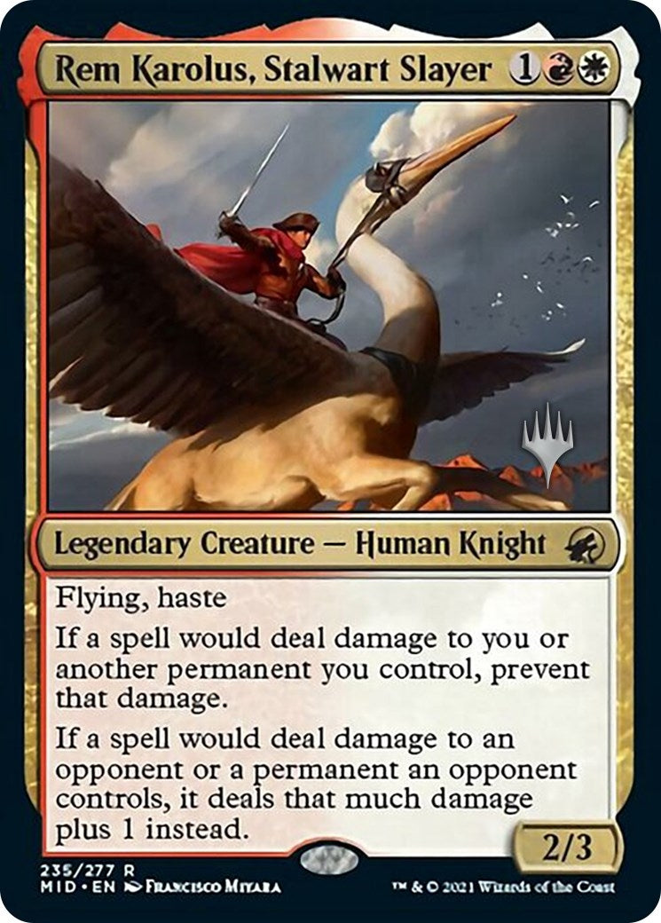 Image for Rem Karolus, Stalwart Slayer (235) [Innistrad: Midnight Hunt] - Magic: The Gathering
