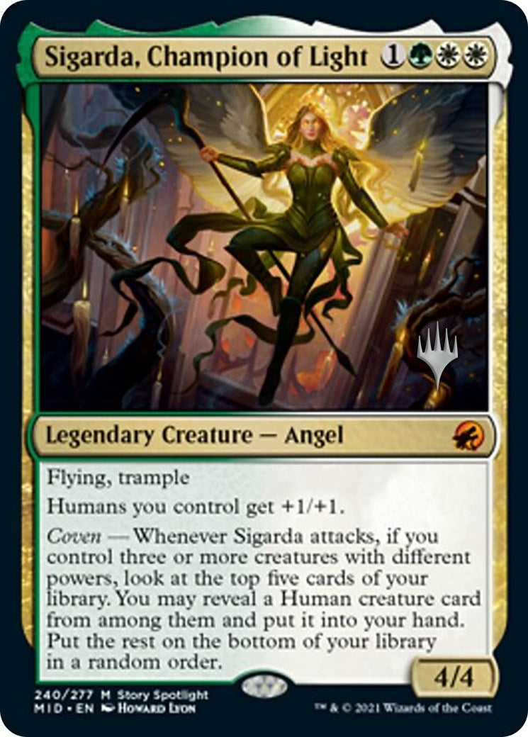 Image for Sigarda, Champion of Light (240) [Innistrad: Midnight Hunt] - Magic: The Gathering