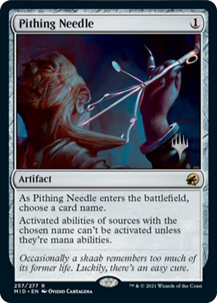 Image for Pithing Needle (257) [Innistrad: Midnight Hunt] - Magic: The Gathering