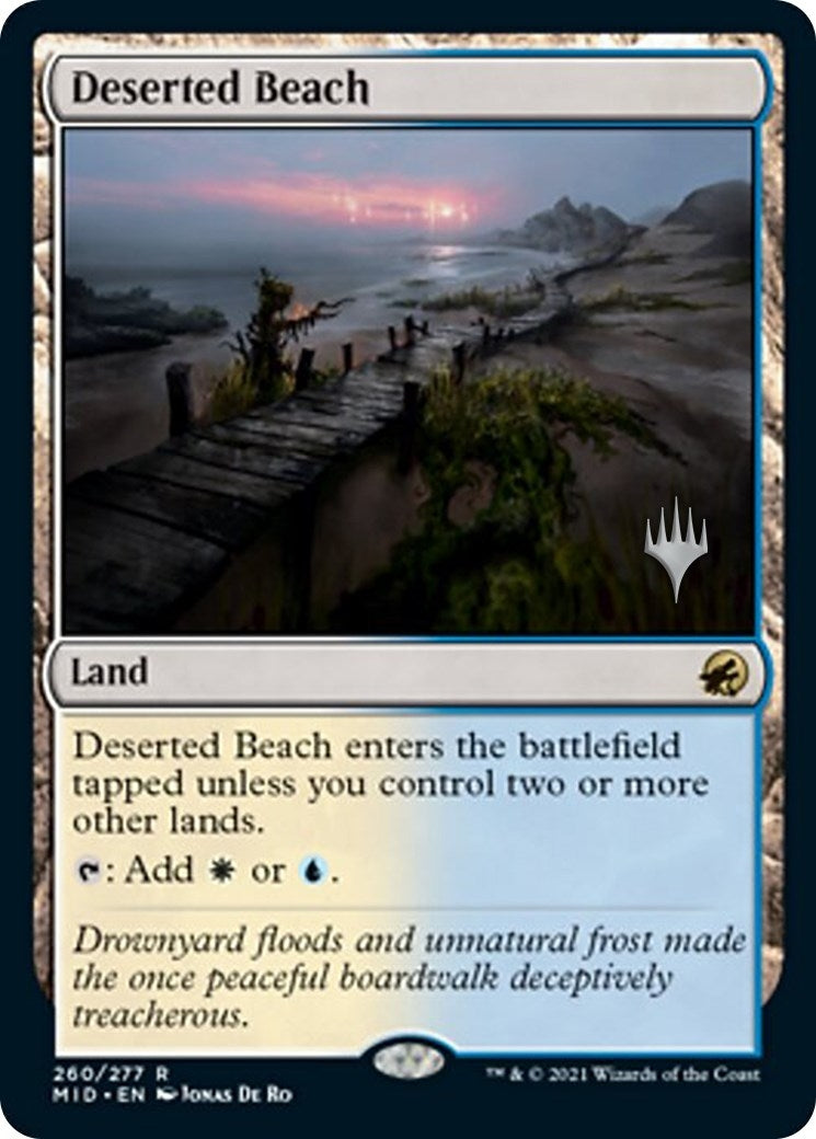 Image for Deserted Beach (260) [Innistrad: Midnight Hunt] - Magic: The Gathering