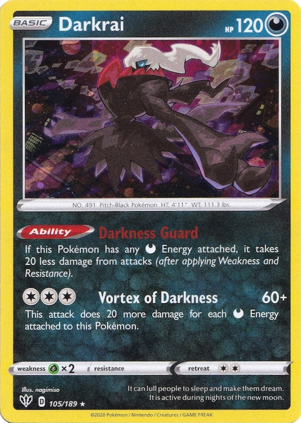 Image for Darkrai - 105/189 (Cosmos Holo) (105/189) [Miscellaneous Cards & Products] - Pokemon