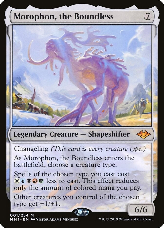 Morophon, the Boundless (1) [Promo Pack: Innistrad: Midnight Hunt]