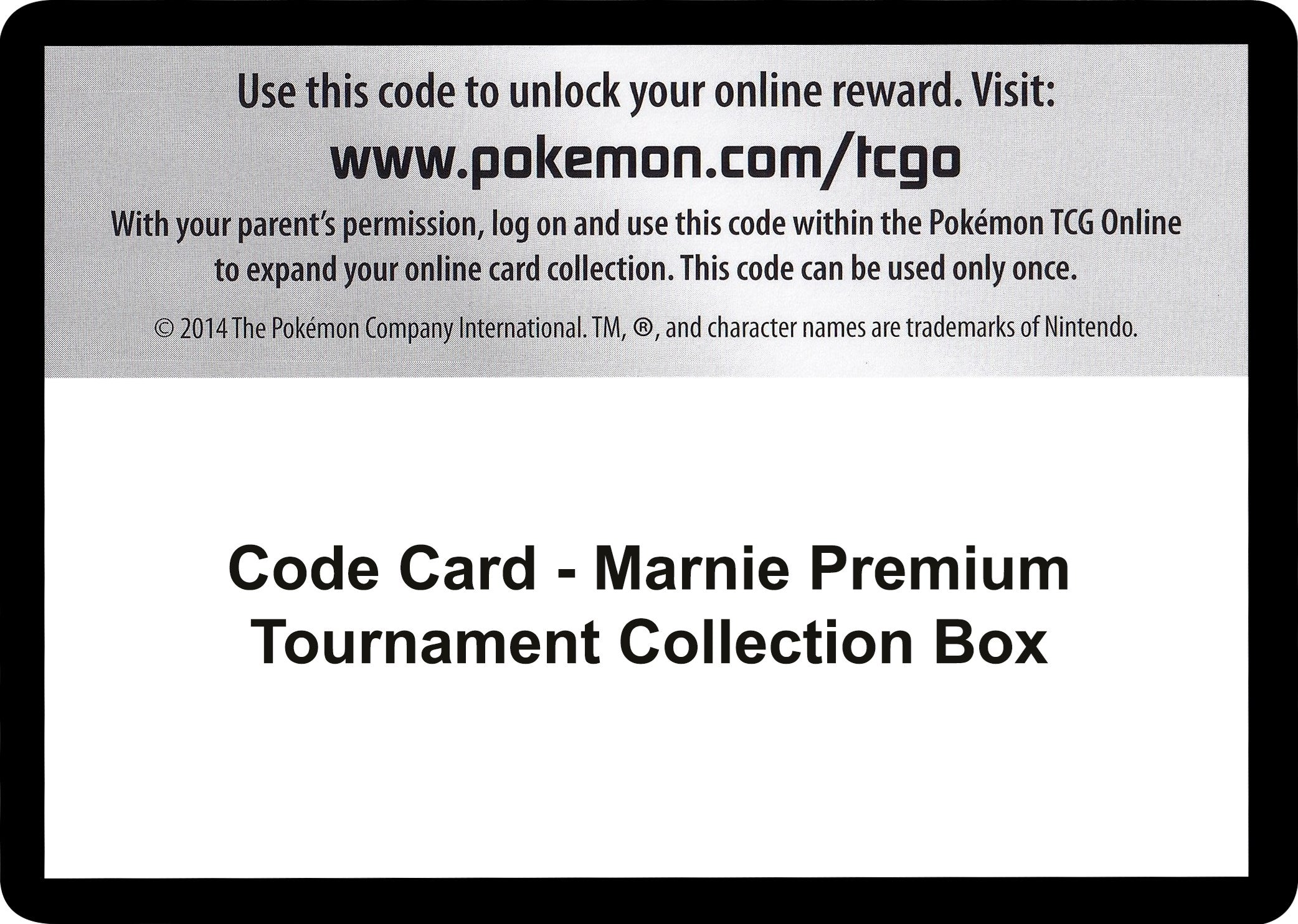 Image for Code Card - Marnie Premium Tournament Collection Box [Miscellaneous Cards & Products] - Pokemon