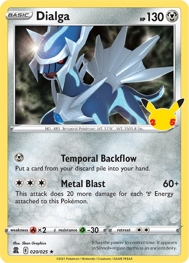 Image for Dialga (020/025) [Celebrations] - Pokemon