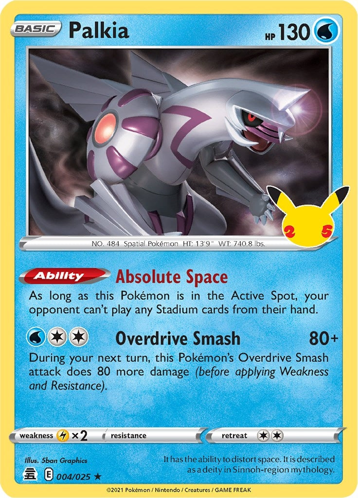 Image for Palkia (004/025) [Celebrations] - Pokemon