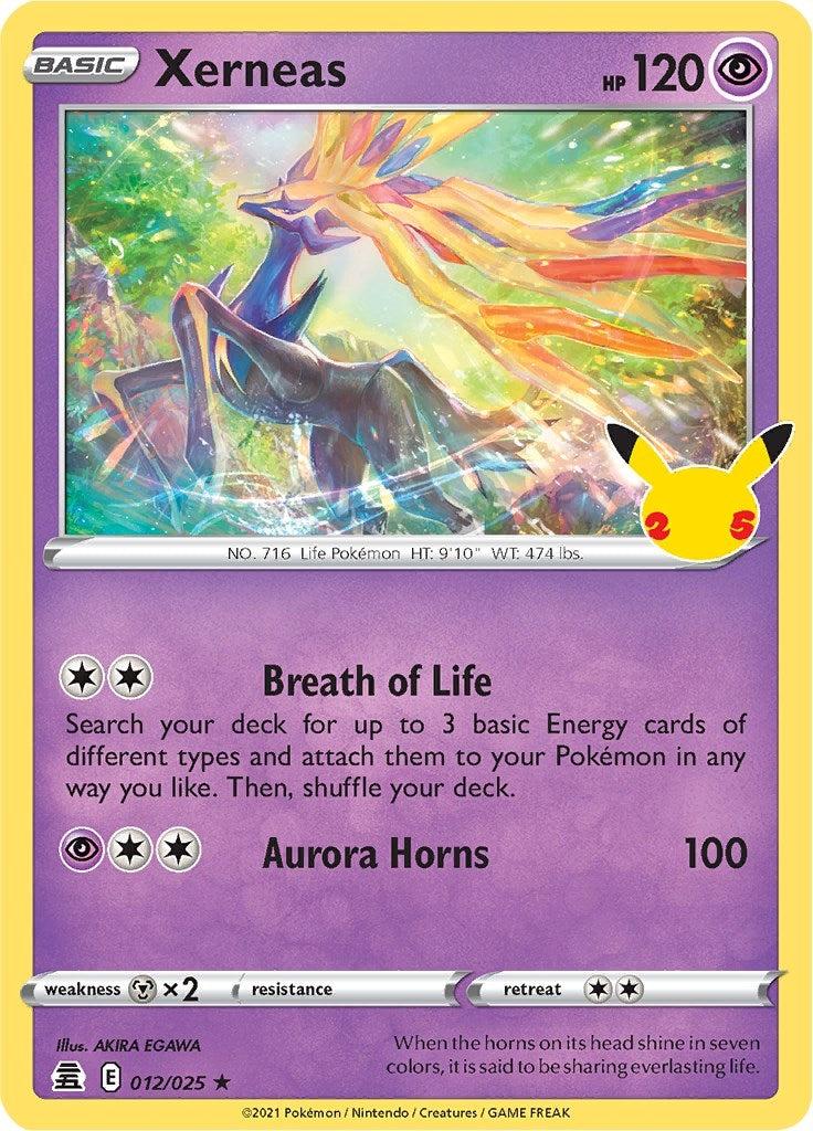 Image for Xerneas (012/025) [Celebrations] - Pokemon