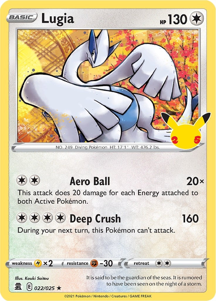 Image for Lugia (022/025) [Celebrations] - Pokemon