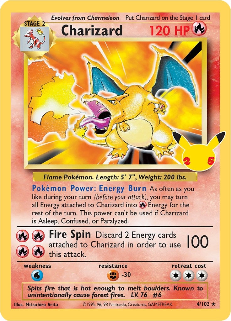 Image for Charizard (4/102) [Celebrations: Classic Collection] - Pokemon