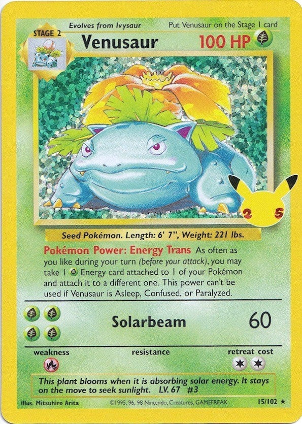 Image for Venusaur (15/102) [Celebrations: Classic Collection] - Pokemon