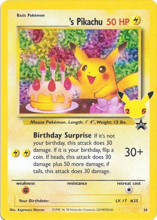 Image for ______'s Pikachu (24/53) [Celebrations: Classic Collection] - Pokemon