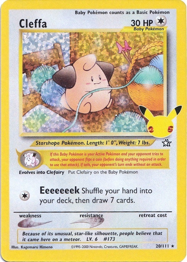 Image for Cleffa (20/111) [Celebrations: Classic Collection] - Pokemon