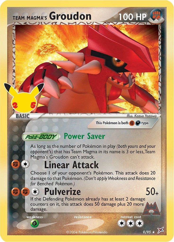 Image for Team Magma's Groudon (9/95) [Celebrations: Classic Collection] - Pokemon