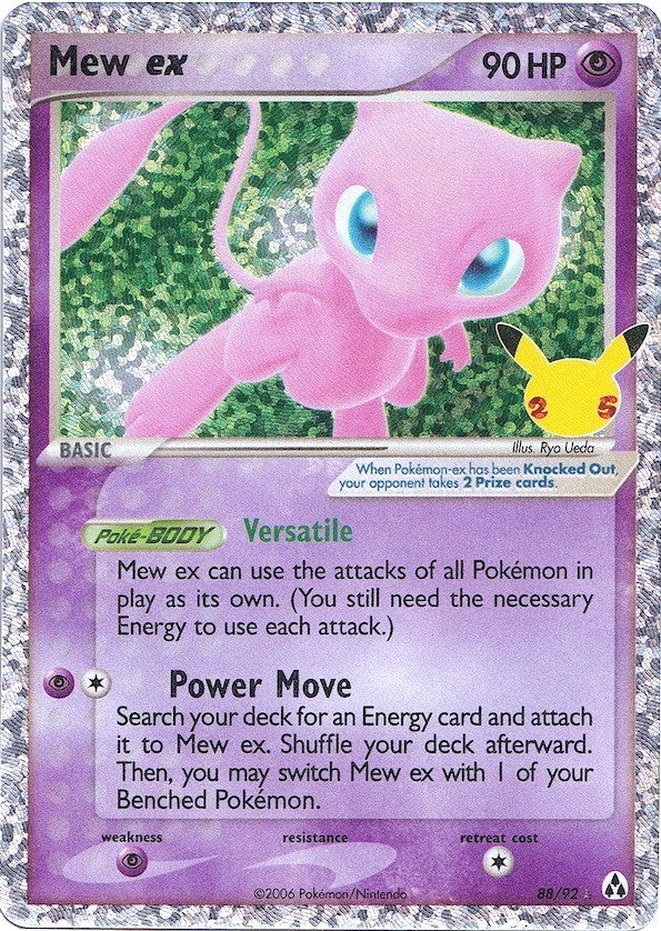 Image for Mew ex (88/92) [Celebrations: Classic Collection] - Pokemon