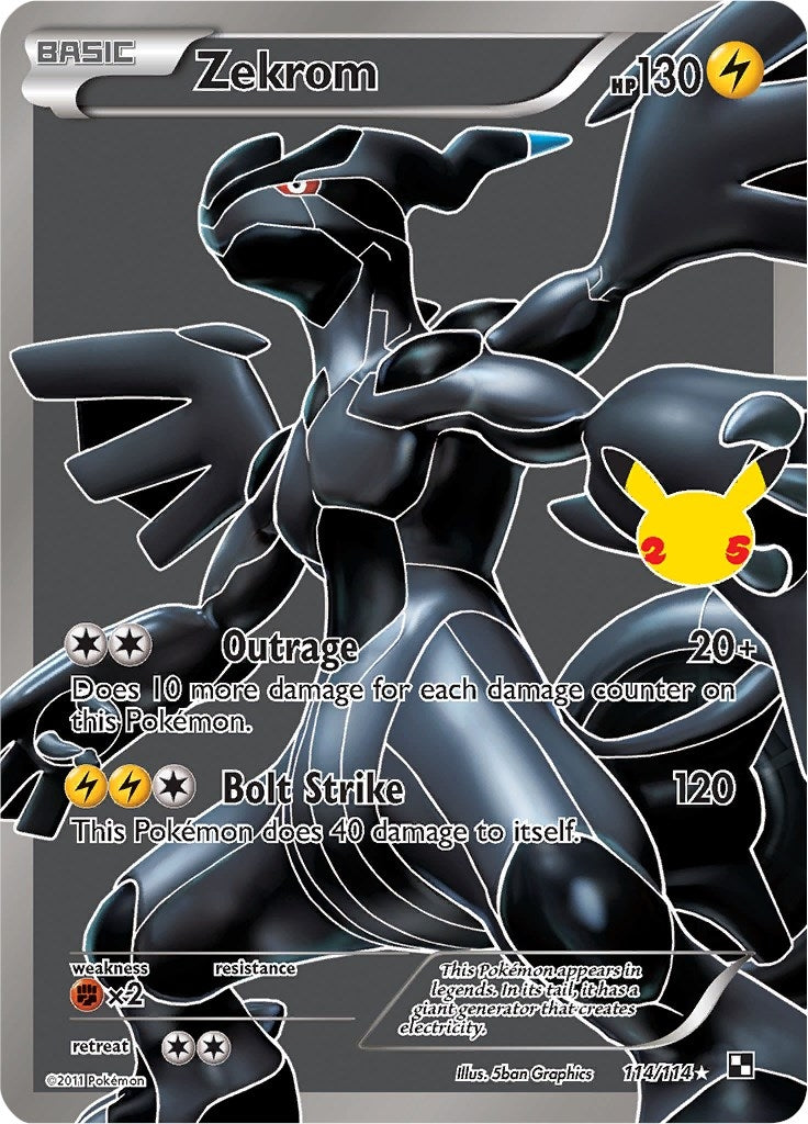 Image for Zekrom (114/114) [Celebrations: Classic Collection] - Pokemon