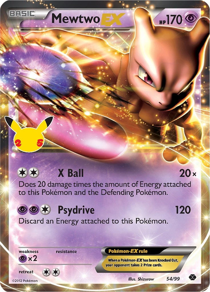 Image for Mewtwo EX (54/99) [Celebrations: Classic Collection] - Pokemon
