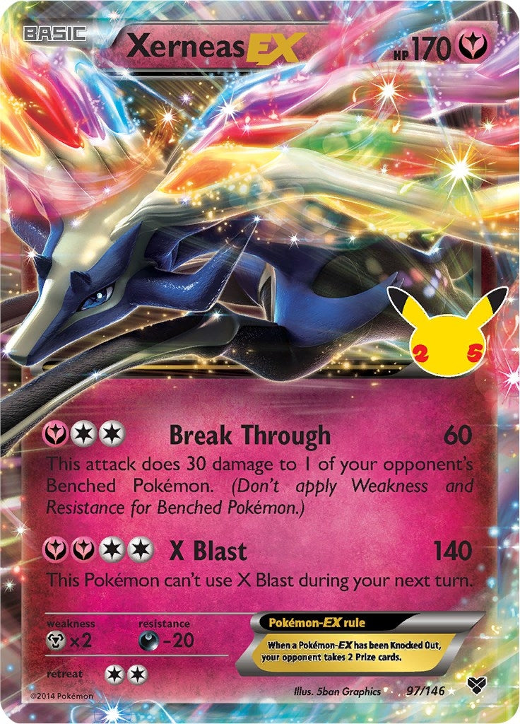 Image for Xerneas EX (97/146) [Celebrations: Classic Collection] - Pokemon