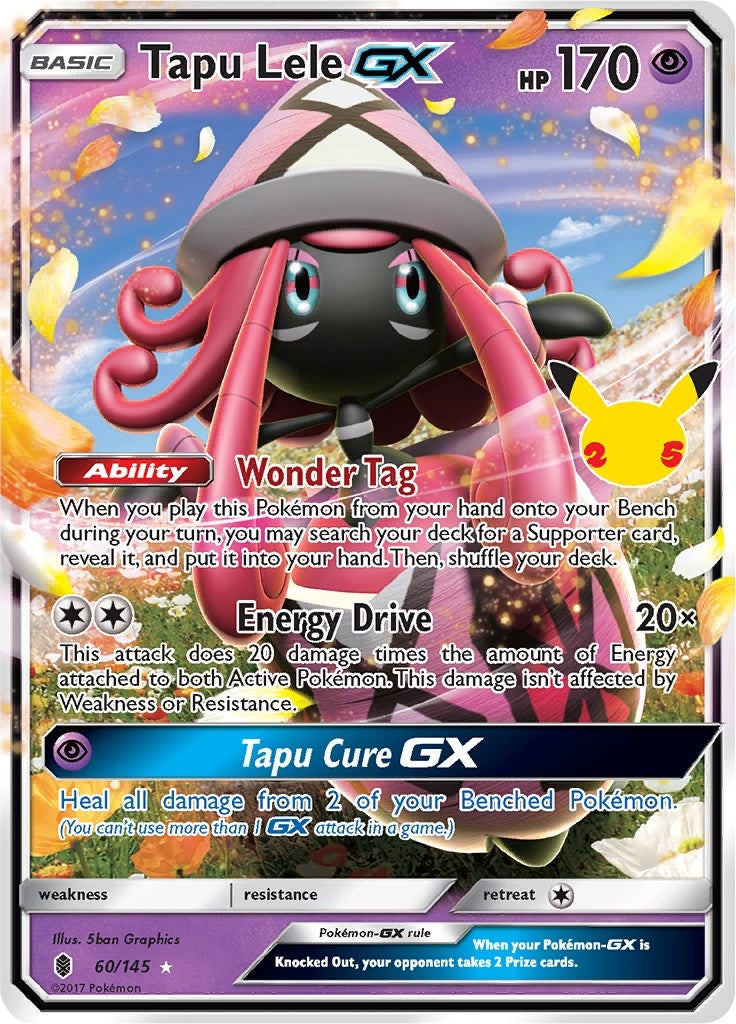 Image for Tapu Lele GX (60/145) [Celebrations: Classic Collection] - Pokemon