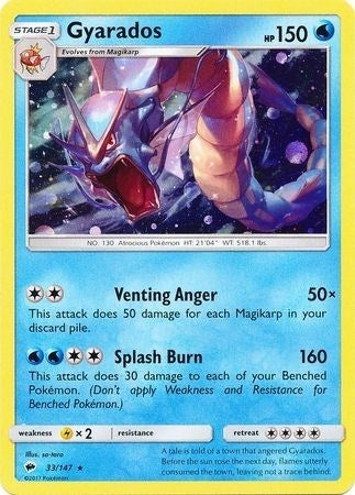 Image for Gyarados - 33/147 (Cosmos Holo) (033/147) [Blister Exclusives] - Pokemon