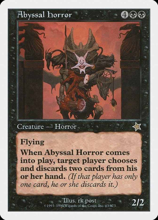 Image for Abyssal Horror (63) [Starter 1999] - Magic: The Gathering