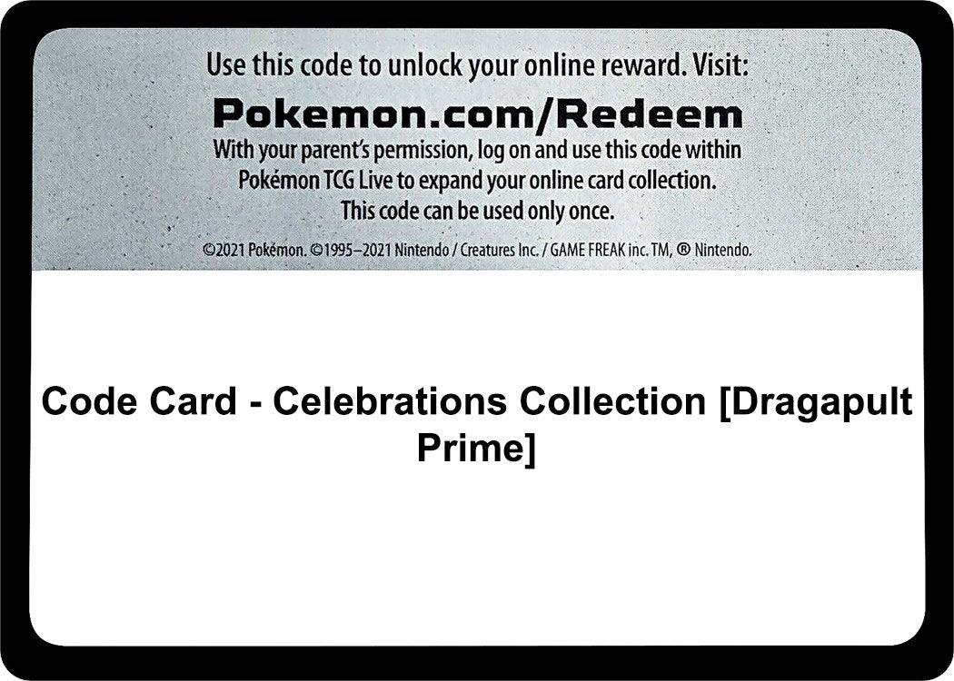 Image for Code Card - Celebrations Collection [Dragapult Prime] [Celebrations] - Pokemon