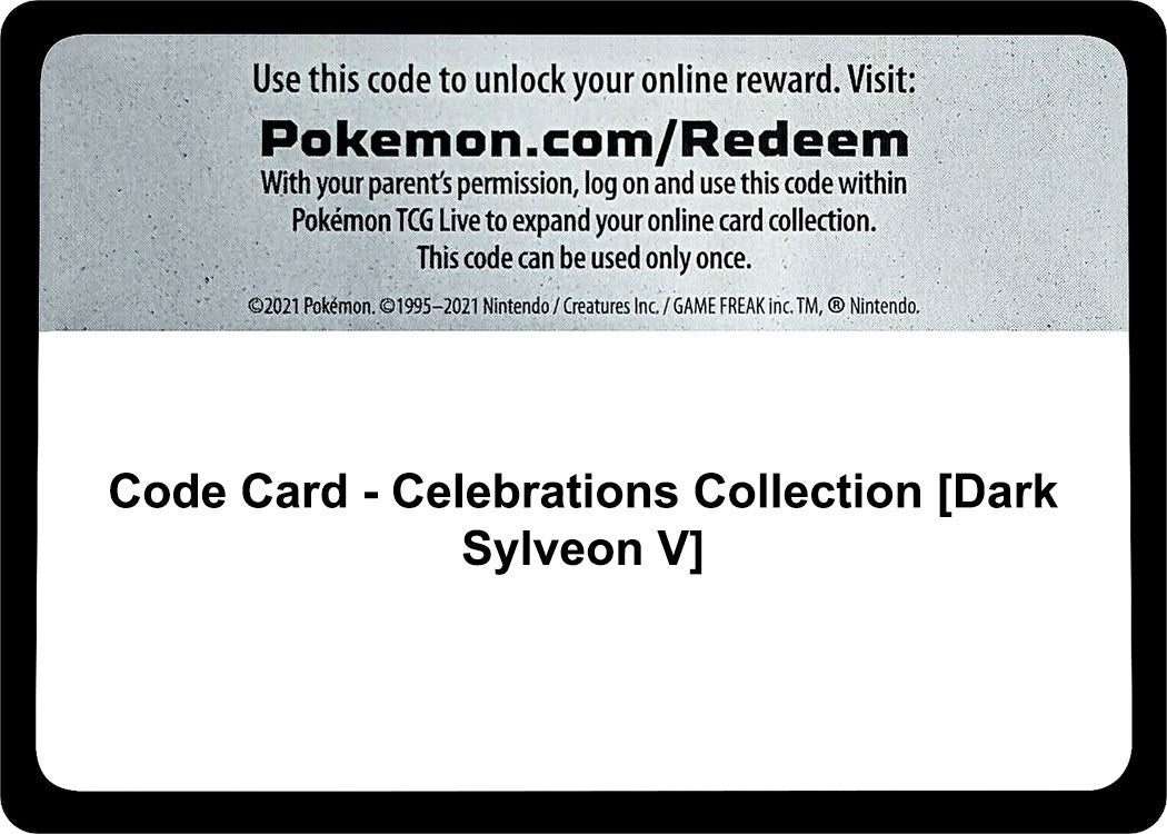 Image for Code Card - Celebrations Collection [Dark Sylveon V] [Celebrations] - Pokemon