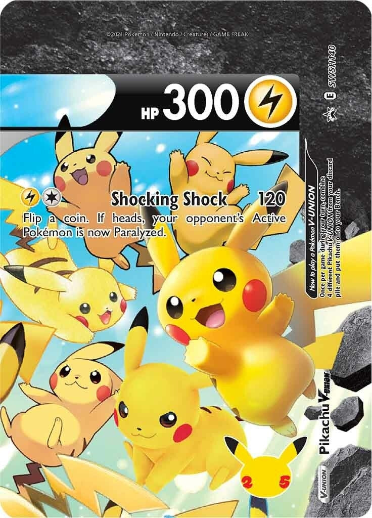 Image for Pikachu V-Union - SWSH140 (SWSH140) [SWSH: Sword & Shield Promo Cards] - Pokemon