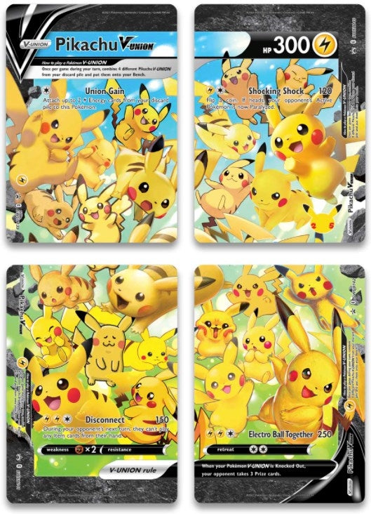 Image for Pikachu V-Union [Set of 4] [SWSH: Sword & Shield Promo Cards] - Pokemon
