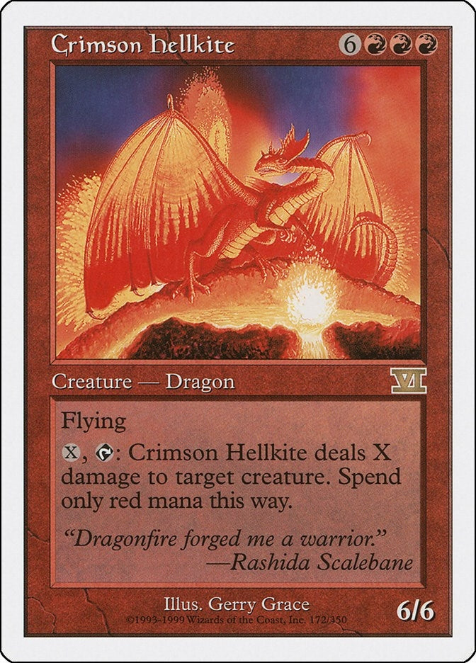 Image for Crimson Hellkite (172) [Classic Sixth Edition] - Magic: The Gathering