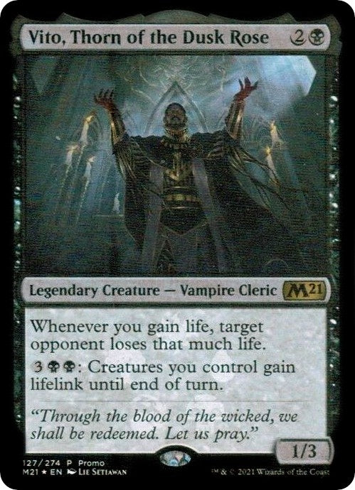 Image for Vito, Thorn of the Dusk Rose (127) [Media Promos] - Magic: The Gathering