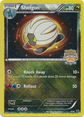 Image for Shelgon - 7/20 (Regional Championships) (007/020) [League & Championship Cards] - Pokemon