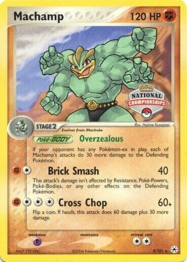 Image for Machamp - 9/101 (National Championships) (009/101) [League & Championship Cards] - Pokemon