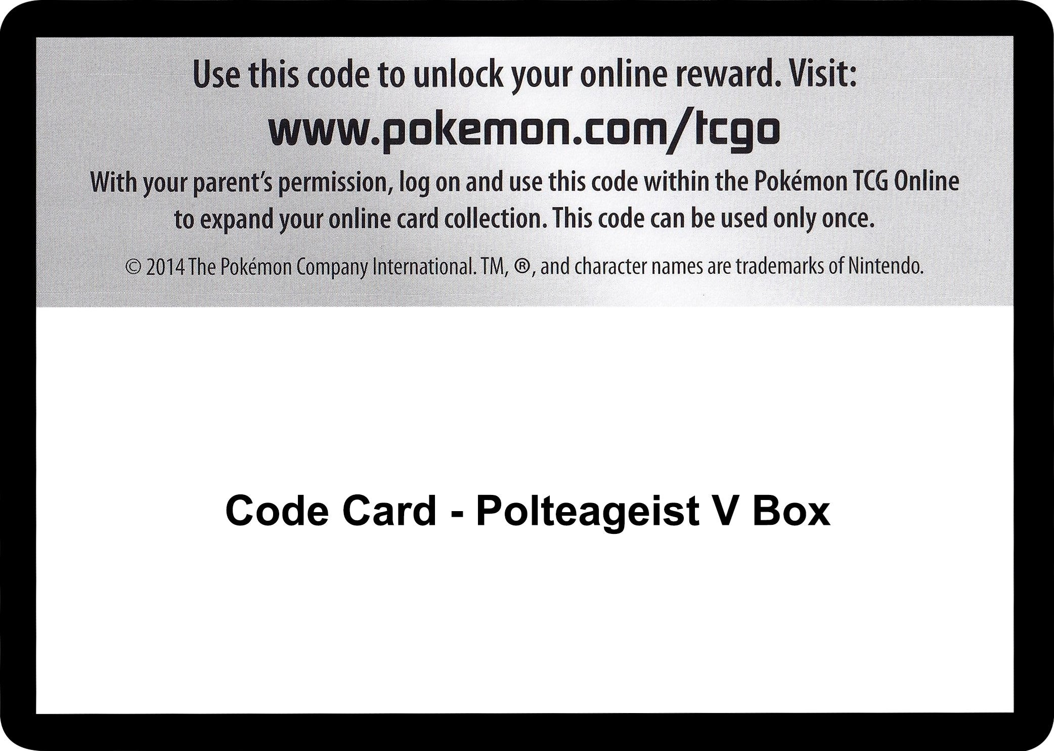 Image for Code Card - Polteageist V Box [SWSH02: Rebel Clash] - Pokemon