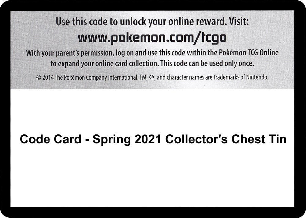 Image for Code Card - Spring 2021 Collector's Chest Tin [SWSH05: Battle Styles] - Pokemon