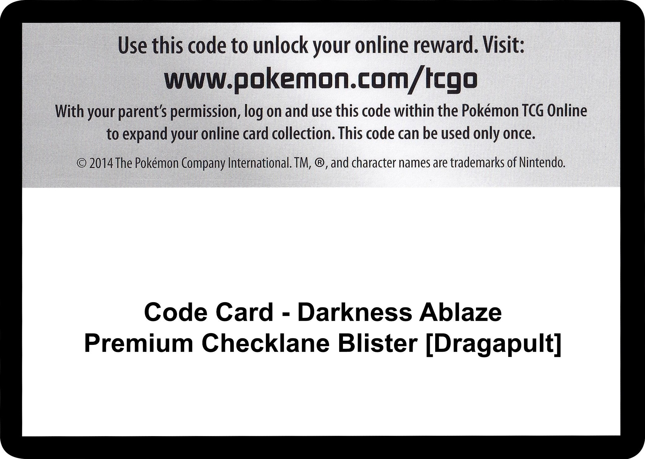 Image for Code Card - Darkness Ablaze Premium Checklane Blister [Grimmsnarl] [SWSH03: Darkness Ablaze] - Pokemon