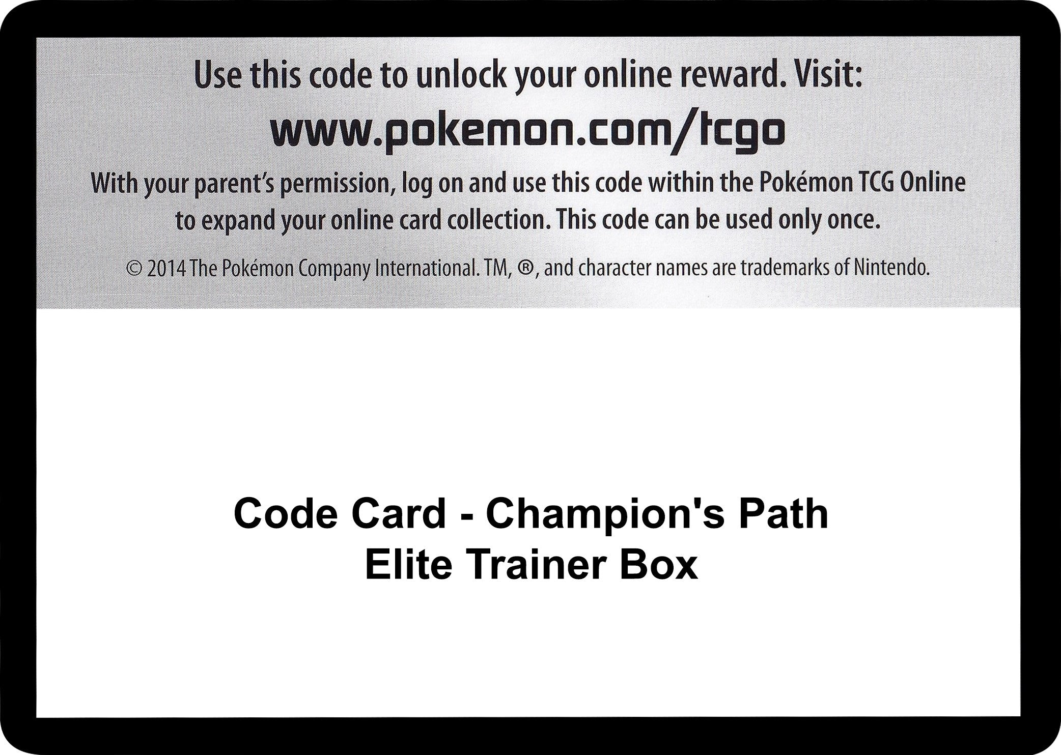 Image for Code Card - Champion's Path Elite Trainer Box [Champion's Path] - Pokemon