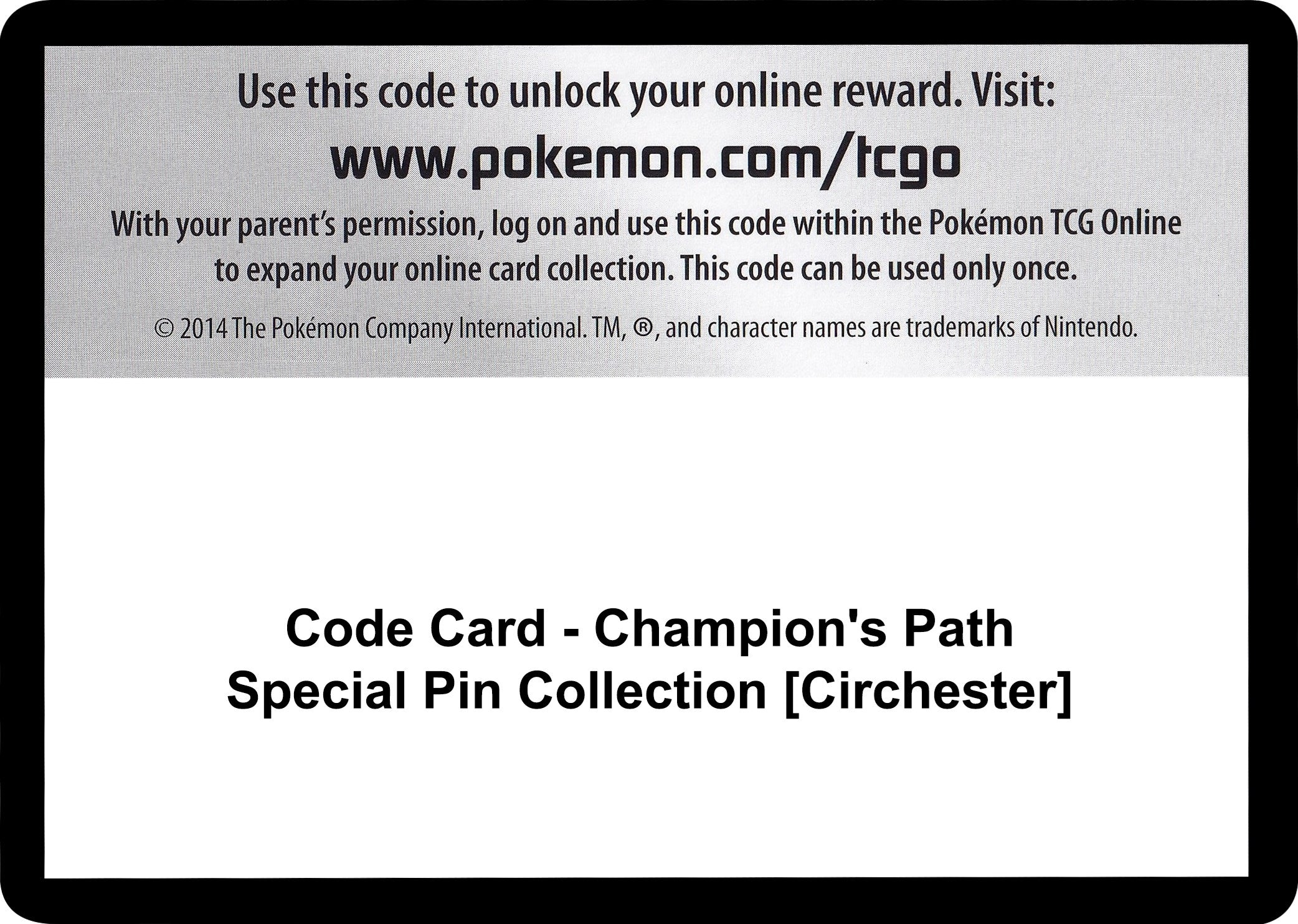 Image for Code Card - Champion's Path Special Pin Collection [Circhester] [Champion's Path] - Pokemon