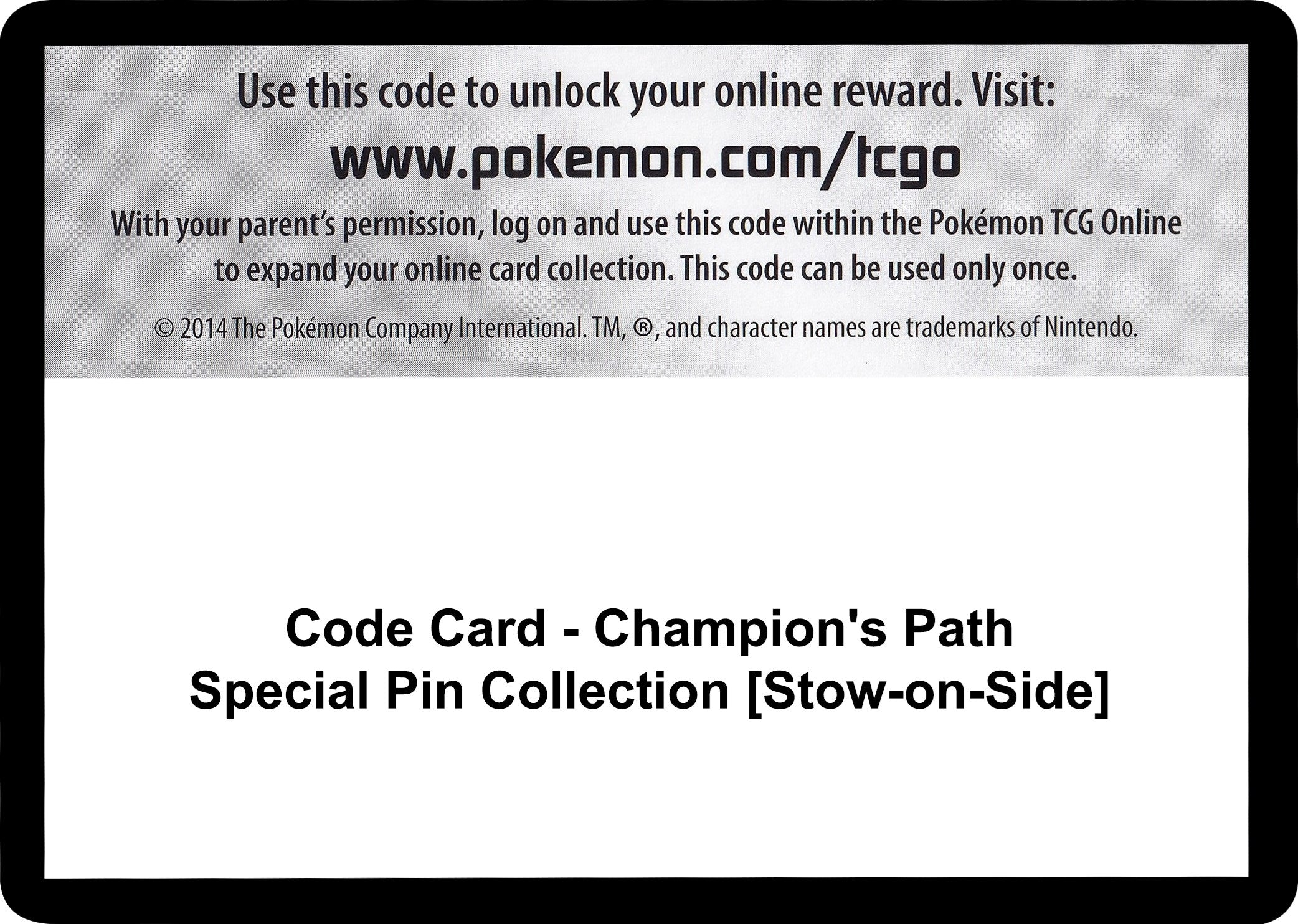 Image for Code Card - Champion's Path Special Pin Collection [Stow-on-Side] [Champion's Path] - Pokemon