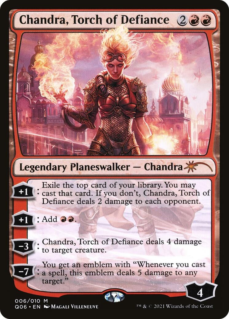 Image for Chandra, Torch of Defiance (6) [Unique and Miscellaneous Promos] - Magic: The Gathering
