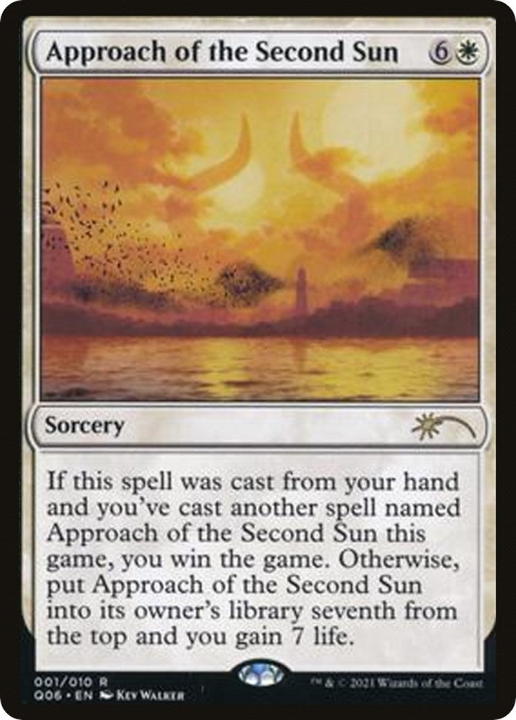 Image for Approach of the Second Sun (1) [Unique and Miscellaneous Promos] - Magic: The Gathering