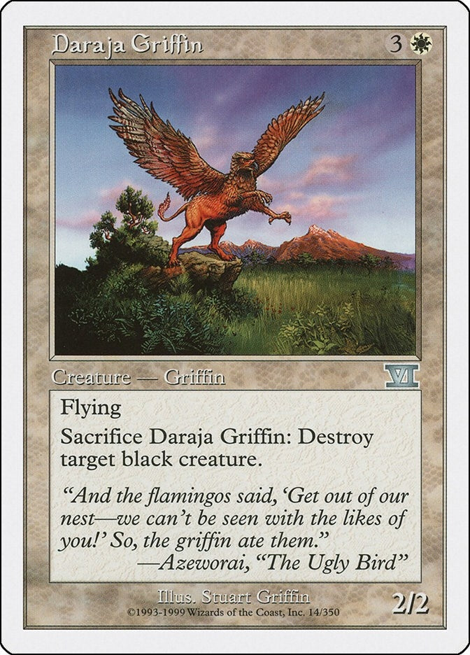 Image for Daraja Griffin (14) [Classic Sixth Edition] - Magic: The Gathering