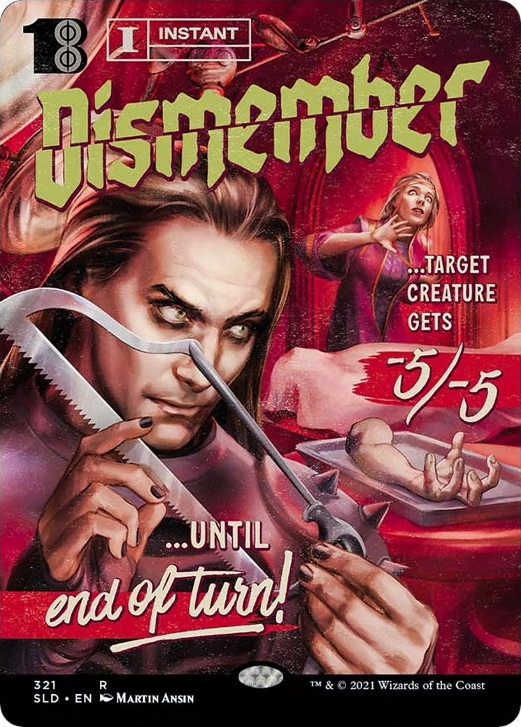Image for Dismember (321) [Secret Lair Drop Series] - Magic: The Gathering