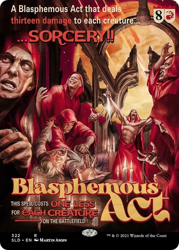 Image for Blasphemous Act (322) (322) [Secret Lair Drop Series] - Magic: The Gathering