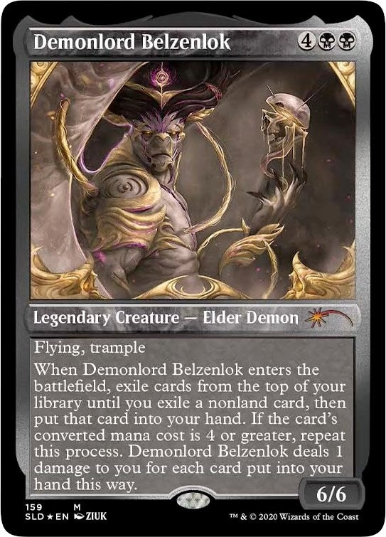 Image for Demonlord Belzenlok (Foil Etched) (159) [Secret Lair Drop Series] - Magic: The Gathering