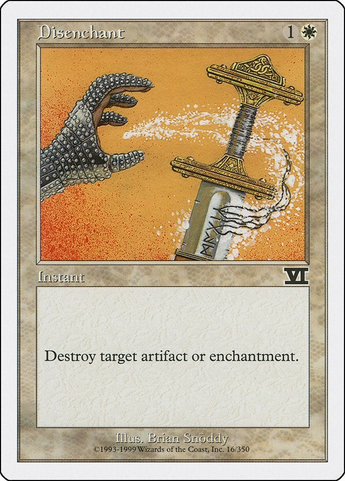 Image for Disenchant (16) [Classic Sixth Edition] - Magic: The Gathering