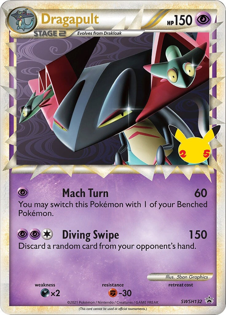 Image for Dragapult (Prime) - SWSH132 (SWSH132) [Jumbo Cards] - Pokemon