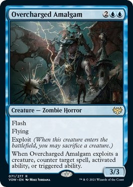 Image for Overcharged Amalgam (71) [Innistrad: Crimson Vow] - Magic: The Gathering