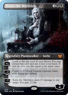 Image for Sorin the Mirthless (Borderless) (278) [Innistrad: Crimson Vow] - Magic: The Gathering