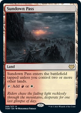Image for Sundown Pass (266) [Innistrad: Crimson Vow] - Magic: The Gathering
